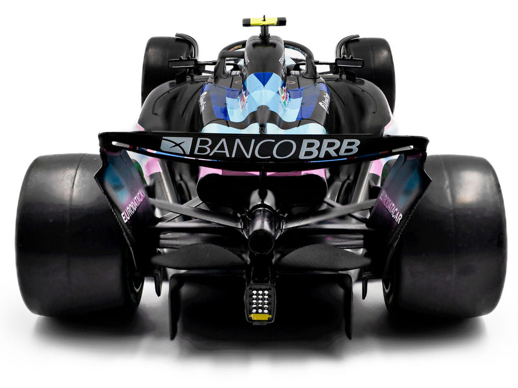 Alpine A524 #31 Esteban Ocon "BWT" 2nd Place F1 "Sao Paulo GP" (2024) "Competition" Series 1/18 Diecast Model Car by Solido-2