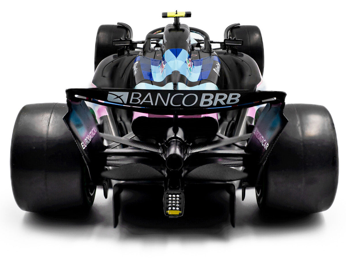 Alpine A524 #31 Esteban Ocon "BWT" 2nd Place F1 "Sao Paulo GP" (2024) "Competition" Series 1/18 Diecast Model Car by Solido-2