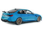 2024 BMW M3 Competition Daytona Beach Blue with Carbon Top 1/18 Diecast Model Car by Solido-4