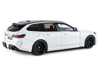 2025 BMW M5 Touring Alpine White with Black Top 1/18 Diecast Model Car by Solido-1