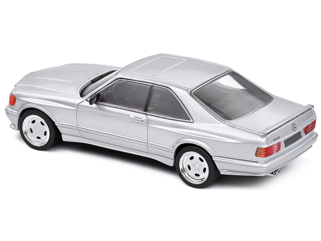 1990 Mercedes-Benz 560 SEC AMG WideBody Silver Metallic 1/43 Diecast Model Car by Solido-3