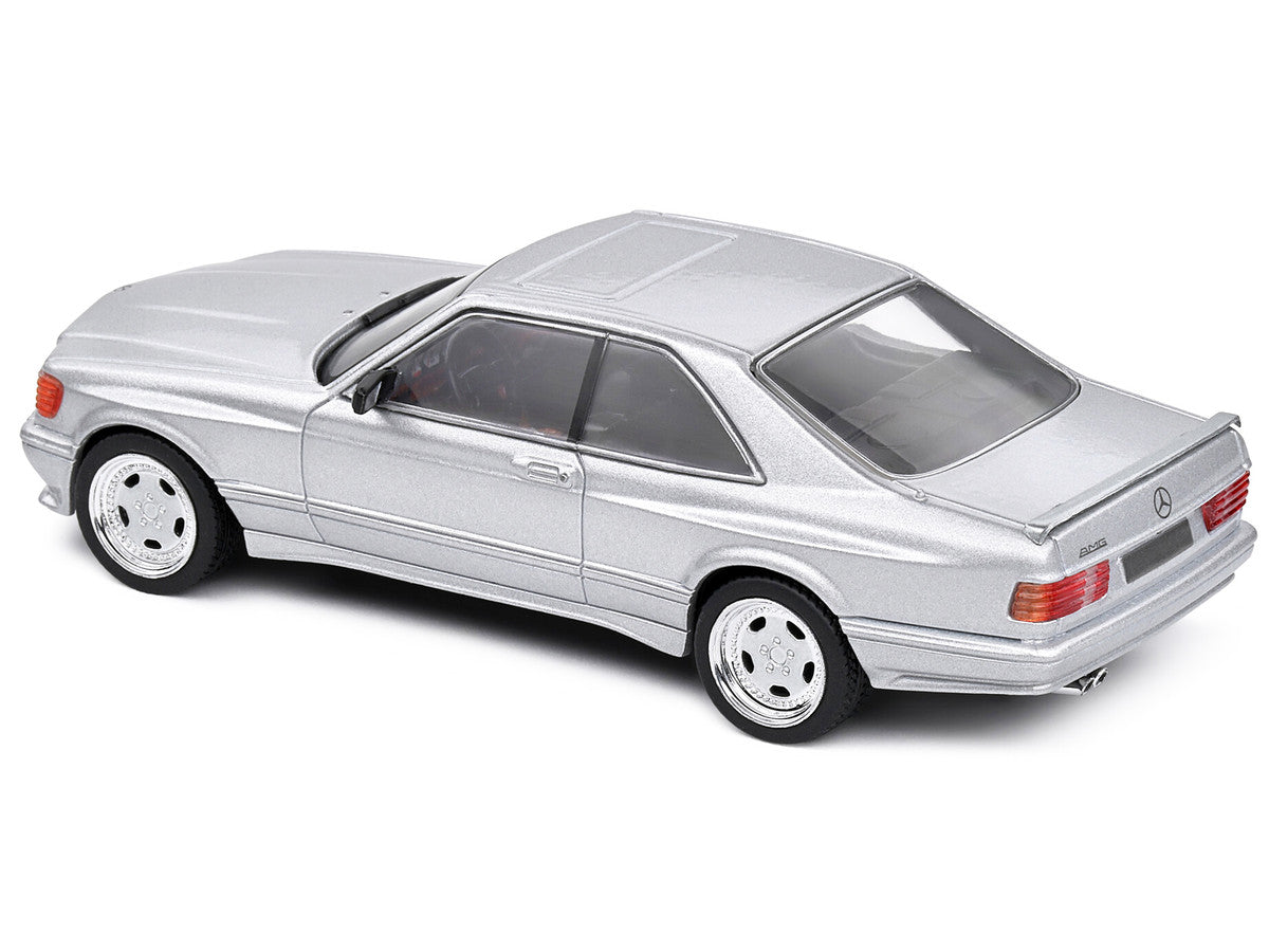 1990 Mercedes-Benz 560 SEC AMG WideBody Silver Metallic 1/43 Diecast Model Car by Solido-3