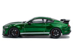 2020 Ford Mustang Shelby GT500 Fast Track Eruption Green Metallic with White Stripes 1/43 Diecast Model Car by Solido-0