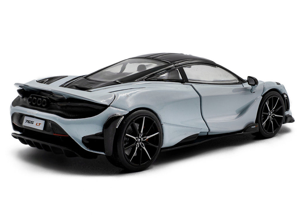 2020 McLaren 765LT Ceramic Gray with Black Top 1/43 Diecast Model Car by Solido-2