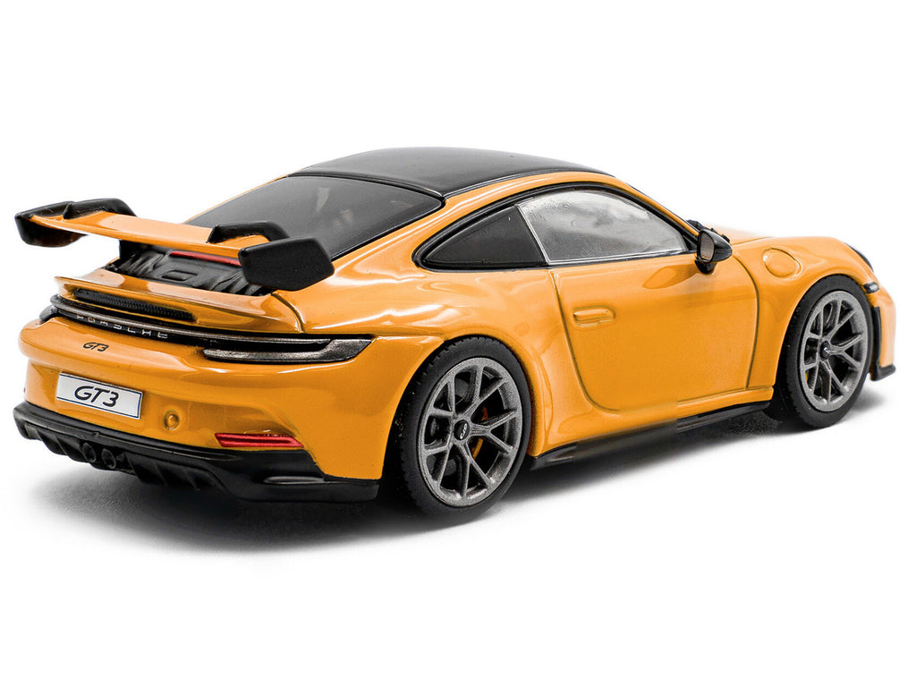 2023 Porsche 911 (992) GT3 Signal Yellow with Black Top 1/43 Diecast Model Car by Solido-2