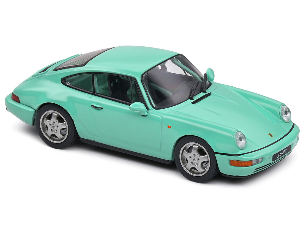 Porsche 911 (964) RS Clubsport Mint Green 1/43 Diecast Model Car by Solido-3