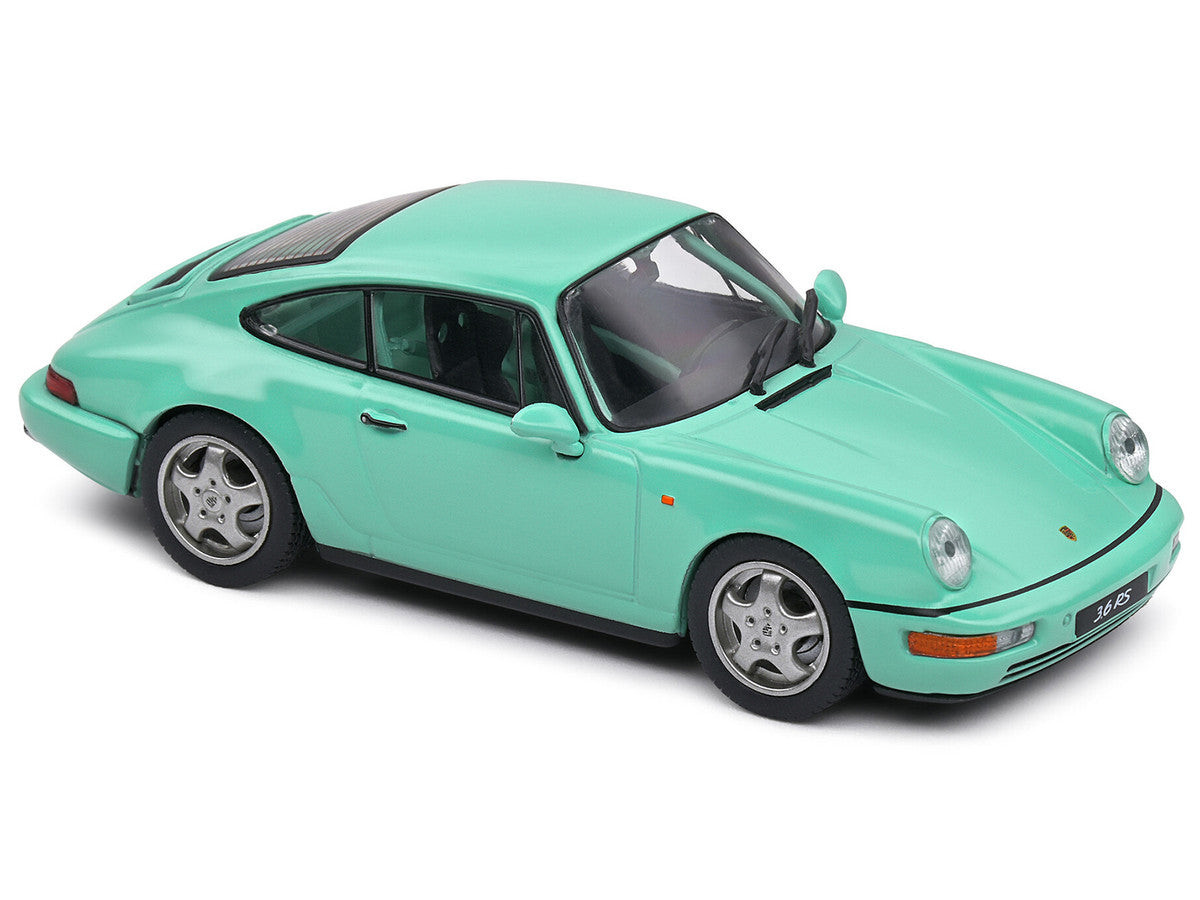 Porsche 911 (964) RS Clubsport Mint Green 1/43 Diecast Model Car by Solido-3