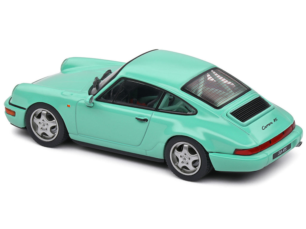 Porsche 911 (964) RS Clubsport Mint Green 1/43 Diecast Model Car by Solido-4