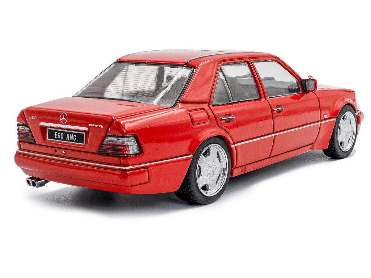 1994 Mercedes-Benz (W124) E60 AMG Signal Red 1/43 Diecast Model Car by Solido-1