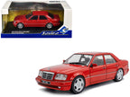 1994 Mercedes-Benz (W124) E60 AMG Signal Red 1/43 Diecast Model Car by Solido-4