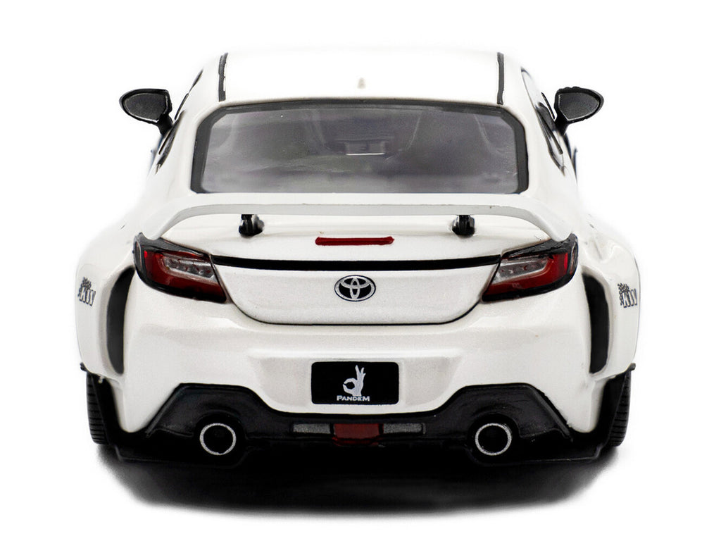 2022 Toyota Pandem GR86 White Metallic 1/43 Diecast Model Car by Solido-2