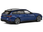 2023 BMW M3 Touring (G81) Competition San Marino Blue Metallic with Black Top 1/43 Diecast Model Car by Solido-1