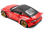 2022 Nissan Pandem Fairlady Z RHD (Right Hand Drive) Red Metallic with Black Top 1/43 Diecast Model Car by Solido-2