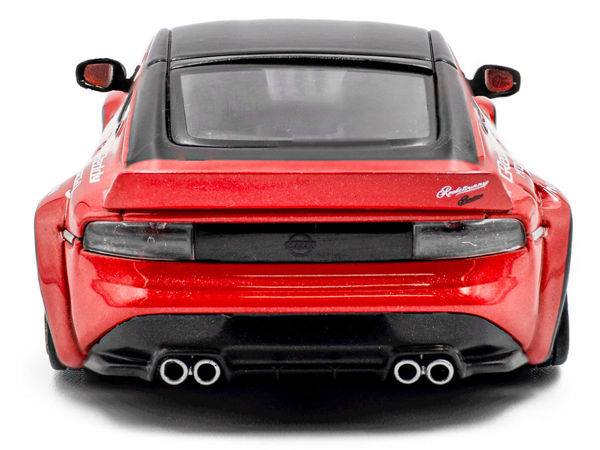 2022 Nissan Pandem Fairlady Z RHD (Right Hand Drive) Red Metallic with Black Top 1/43 Diecast Model Car by Solido-3