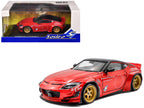 2022 Nissan Pandem Fairlady Z RHD (Right Hand Drive) Red Metallic with Black Top 1/43 Diecast Model Car by Solido-4