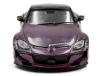 2022 Nissan Pandem Fairlady Z RHD (Right Hand Drive) Purple Metallic with Black Top 1/43 Diecast Model Car by Solido-3