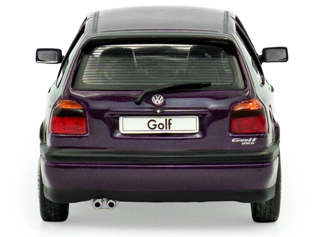 1994 Volkswagen Golf MKIII VR6 Purple Metallic 1/43 Diecast Model Car by Solido-3