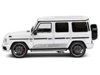 2022 Mercedes-Benz AMG G63 Diamond White Metallic with Graphics 1/43 Diecast Model Car by Solido-1