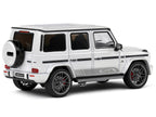 2022 Mercedes-Benz AMG G63 Diamond White Metallic with Graphics 1/43 Diecast Model Car by Solido-3