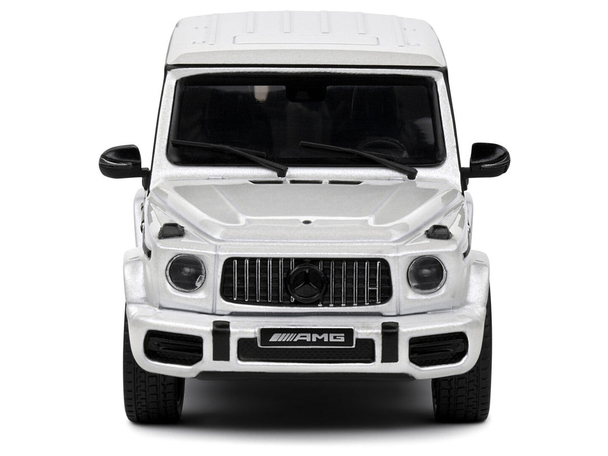 2022 Mercedes-Benz AMG G63 Diamond White Metallic with Graphics 1/43 Diecast Model Car by Solido-0