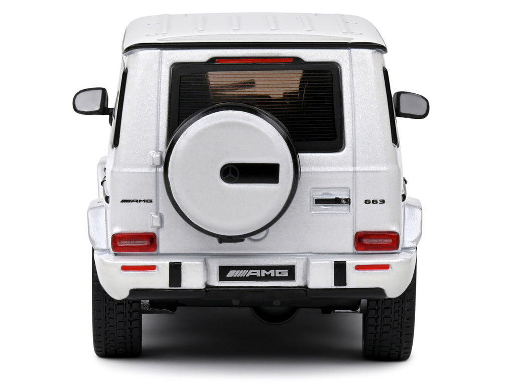 2022 Mercedes-Benz AMG G63 Diamond White Metallic with Graphics 1/43 Diecast Model Car by Solido-2