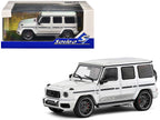 2022 Mercedes-Benz AMG G63 Diamond White Metallic with Graphics 1/43 Diecast Model Car by Solido-4