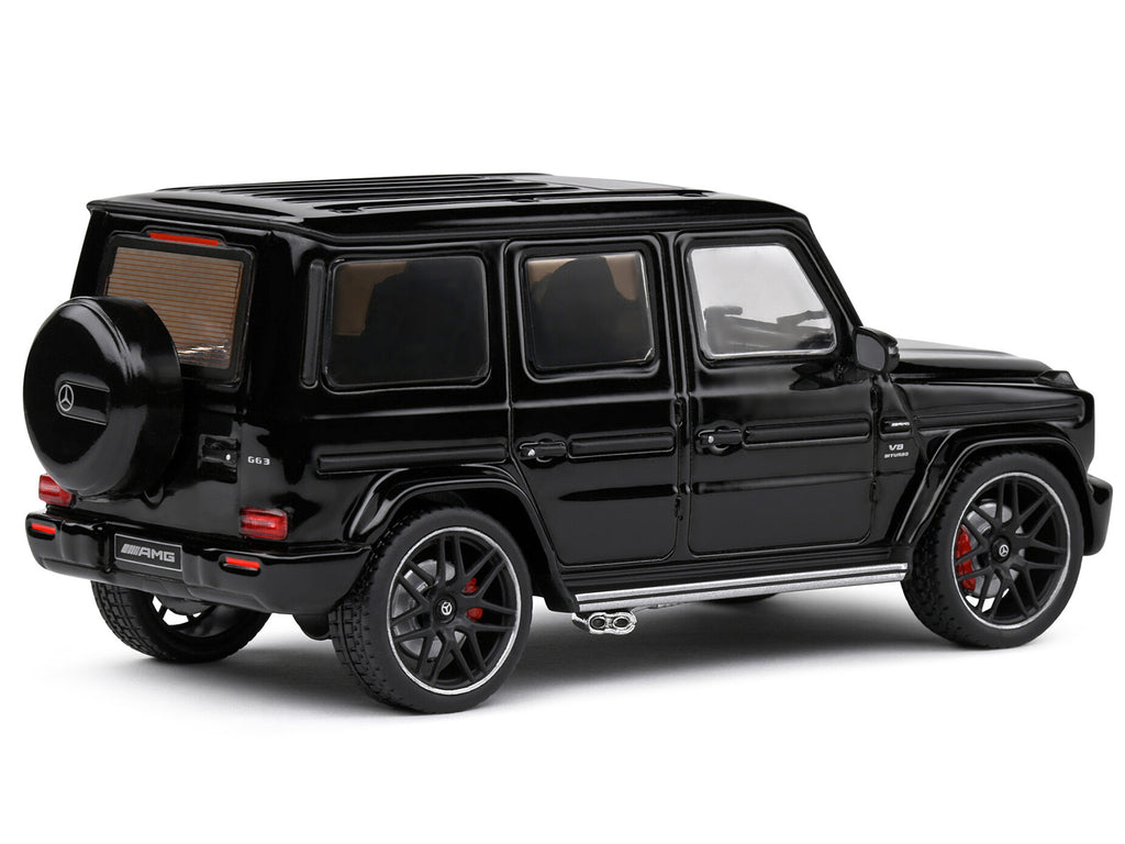 2022 Mercedes-Benz AMG G63 Obsidian Black Metallic 1/43 Diecast Model Car by Solido