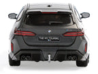 2024 BMW M5 Touring Frozen Deep Gray Metallic with Black Top 1/43 Diecast Model Car by Solido-2