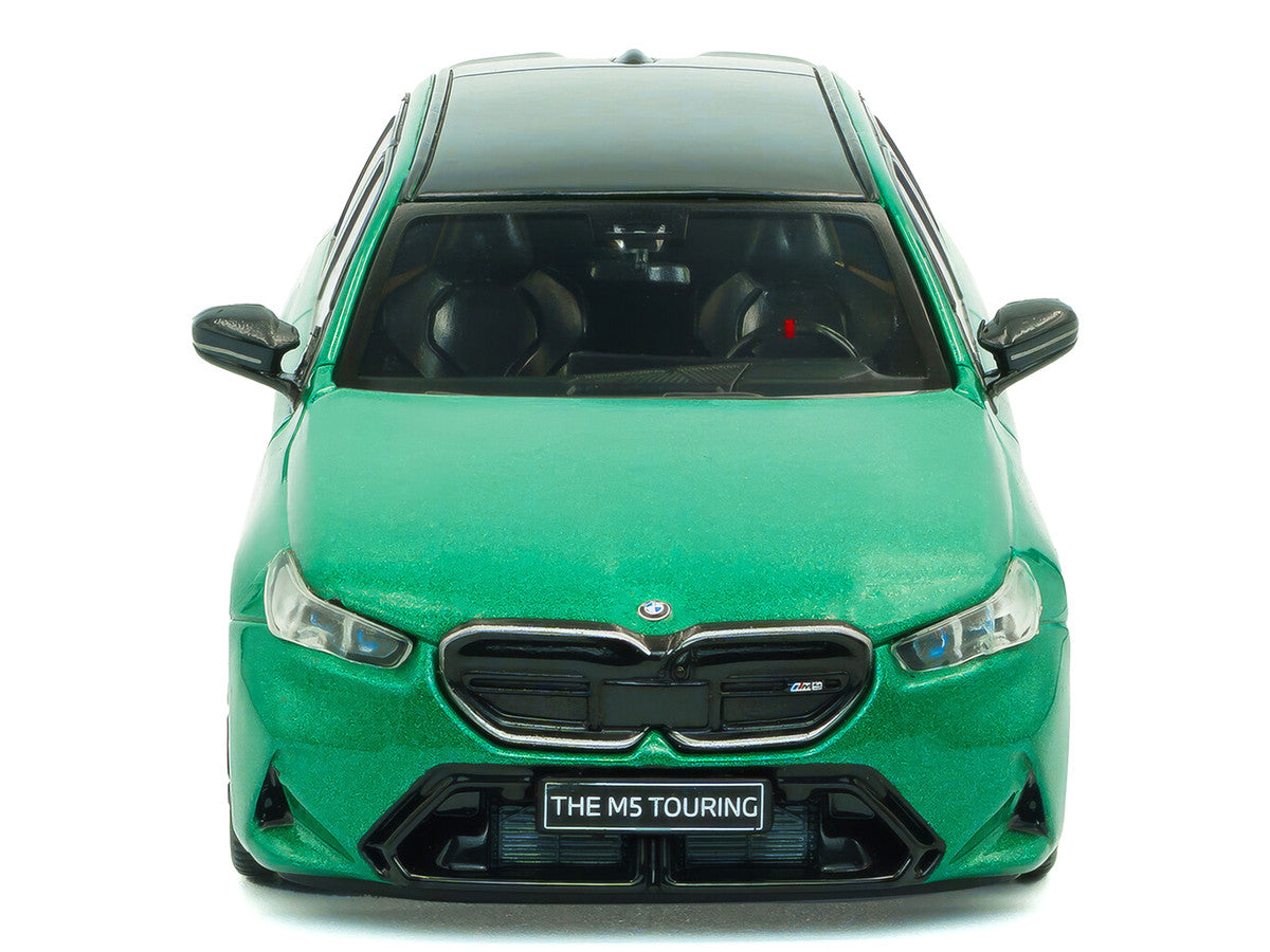2024 BMW M5 Touring Isle Of Man Green Metallic with Black Top 1/43 Diecast Model Car by Solido-3