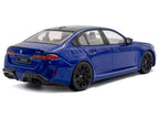 2024 BMW M5 Sedan Marina Bay Blue Metallic with Black Top 1/43 Diecast Model Car by Solido-1