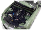 2007 Ford Shelby GT500 Lime Green Metallic with Silver Stripes "Shelby Collectibles" Series 1/18 Diecast Model Car by ACME-1