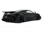 2023 McLaren 720S "LB-Works - Liberty Walk" Black 1/18 Model Car by GT Spirit