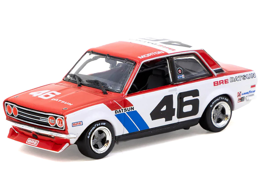 Datsun 510 #46 John Morton "Brock Racing Enterprises" Winner "Trans-Am 2.5 Championship" (1971) "Hobby64" Series 1/64 Diecast Model Car by Tarmac Works-0