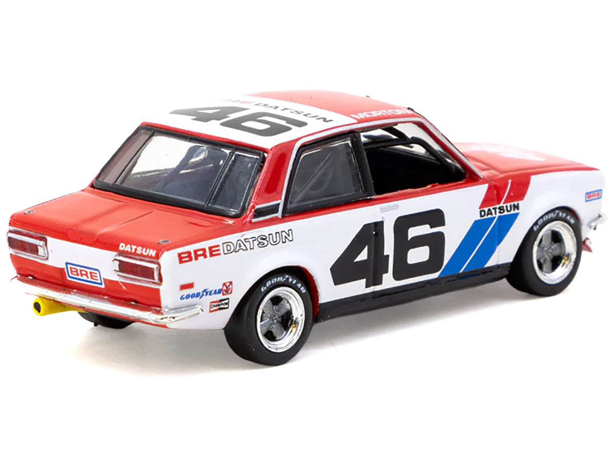 Datsun 510 #46 John Morton "Brock Racing Enterprises" Winner "Trans-Am 2.5 Championship" (1971) "Hobby64" Series 1/64 Diecast Model Car by Tarmac Works-1
