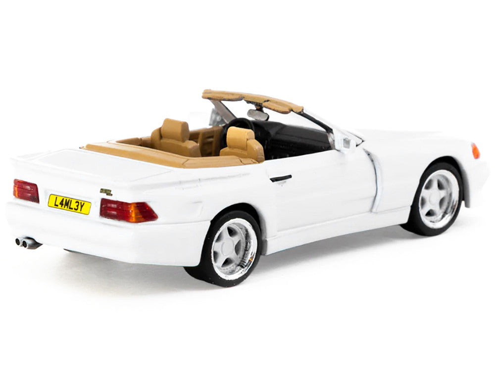 Mercedes-Benz SL 500 Koenig Specials Convertible White "Global64" Series 1/64 Diecast Model by Tarmac Works-0