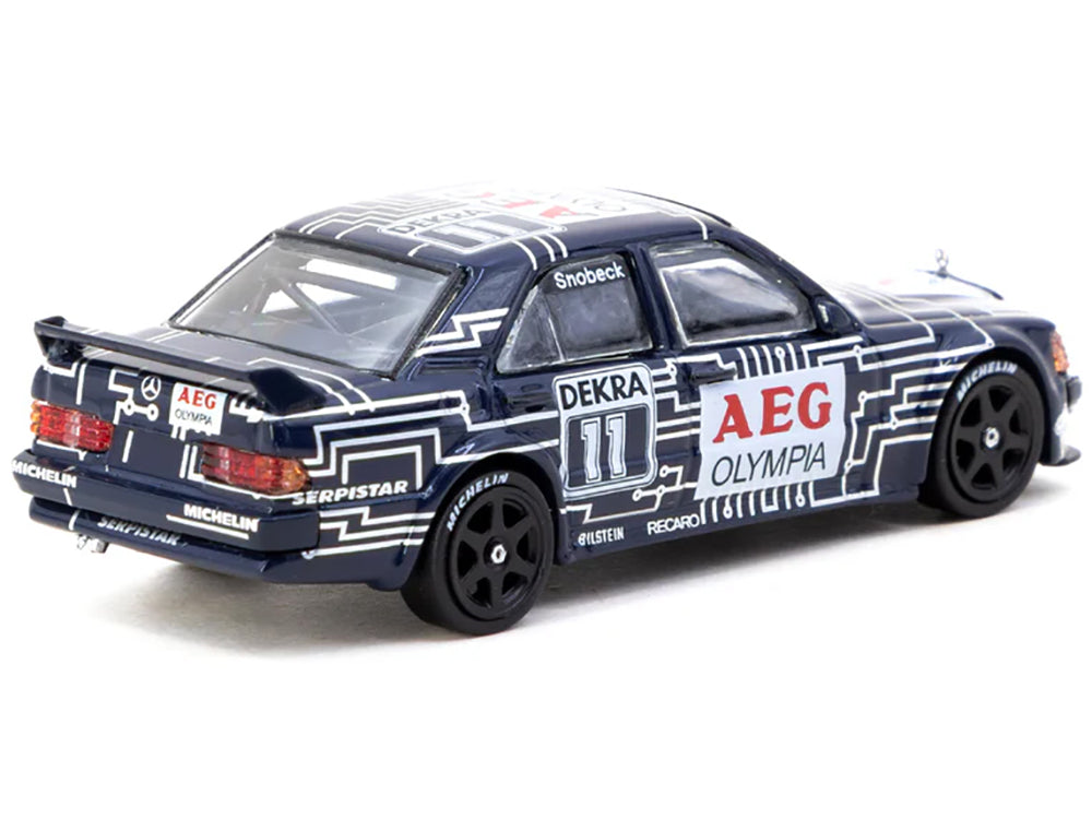 Mercedes-Benz 190 E 2.5-16 EVO 1 #11 Dany Snobeck "Deutsche Tourenwagen Meisterschaft (DTM)" (1989) "Global64" Series 1/64 Diecast Model by Tarmac Works