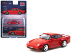 Porsche 959 Red "Global64" Series 1/64 Diecast Model by Tarmac Works