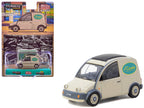 Nissan S-Cargo Van RHD (Right Hand Drive) "Presentation" Beige with Tarmac Cards "Global64" Series 1/64 Diecast Model Car by Tarmac Works-0