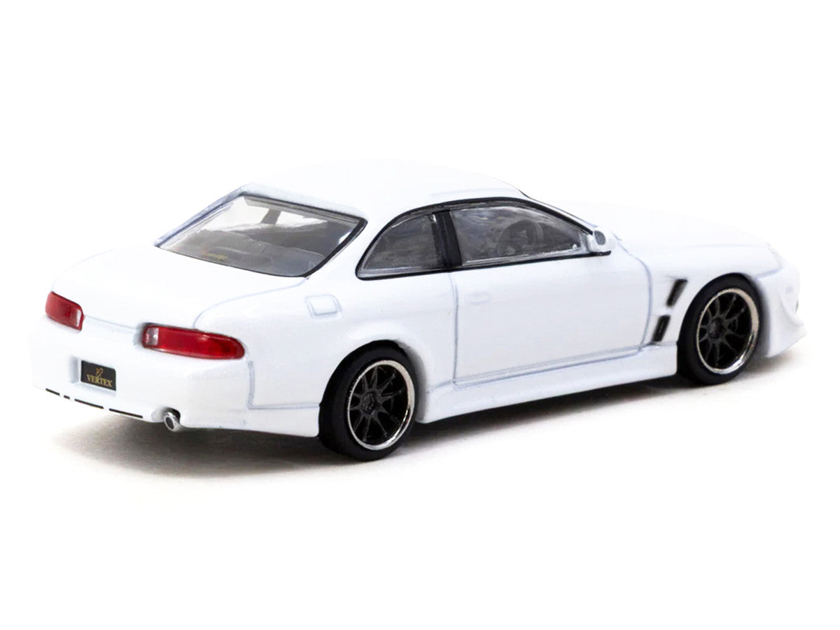 Toyota VERTEX Soarer JZZ30 RHD (Right Hand Drive) White Metallic "Global64" Series 1/64 Diecast Model Car by Tarmac Works-1