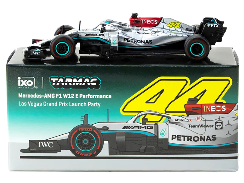 Mercedes-AMG F1 W12 E Performance Formula One F1 "Las Vegas Grand Prix Launch Party" "Global64" Series 1/64 Diecast Model Car by Tarmac Works-1