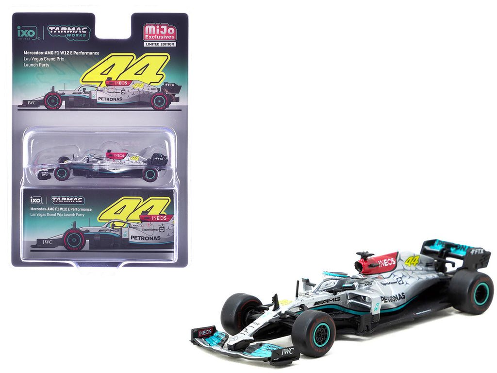 Mercedes-AMG F1 W12 E Performance Formula One F1 "Las Vegas Grand Prix Launch Party" "Global64" Series 1/64 Diecast Model Car by Tarmac Works-2