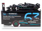 Mercedes-AMG F1 W14 E Performance #63 George Russell 3rd Place Formula One F1 "Spanish GP" (2023) "Global64" Series 1/64 Diecast Model Car by Tarmac Works-1