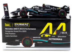 Mercedes-AMG F1 W14 E Performance #44 Lewis Hamilton Pole Position Formula One F1 "Hungarian GP" (2023) "Global64" Series 1/64 Diecast Model Car by Tarmac Works-1