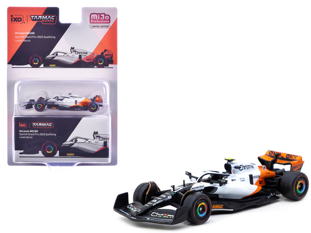 McLaren MCL60 #4 Lando Norris 3rd Place Formula One F1 "Spanish GP Qualifying" (2023) "Global64" Series 1/64 Diecast Model by Tarmac Works-2