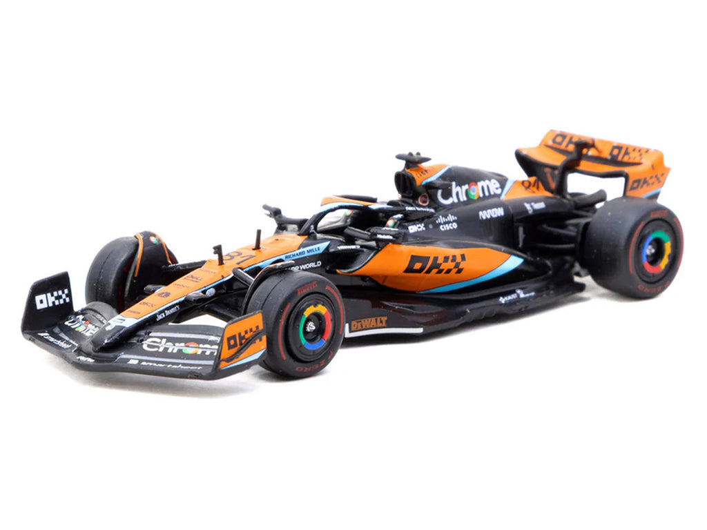 McLaren MCL60 #81 Oscar Piastri Formula One F1 "Australian GP" (2023) "Global64" Series 1/64 Diecast Model Car by Tarmac Works-0