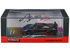 Koenigsegg Agera RS Black Carbon with Red Accents "Global64" Series 1/64 Diecast Model Car by Tarmac Works-2