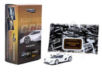 Koenigsegg CC850 White with Tarmac Cards "Global64" Series 1/64 Diecast Model by Tarmac Works