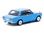 Datsun 510 Light Blue "Road64" Series 1/64 Diecast Model Car by Tarmac Works-1