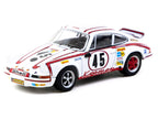 Porsche 911 Carrera RSR 2.8 #45 Erwin Kremer - Paul Keller - Clemens Schickentanz "Kremer Racing Team" GTS 3.0 Class Winner "24 Hours of Le Mans" (1973) "Collab64" Series 1/64 Diecast Model Car by Schuco & Tarmac Works-1