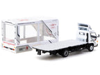 Mitsubishi Fuso Canter Mobile Display Truck RHD (Right Hand Drive) "EVA Racing" White with Graphics "Truck64" Series 1/64 Diecast Model Car by Tarmac Works-2